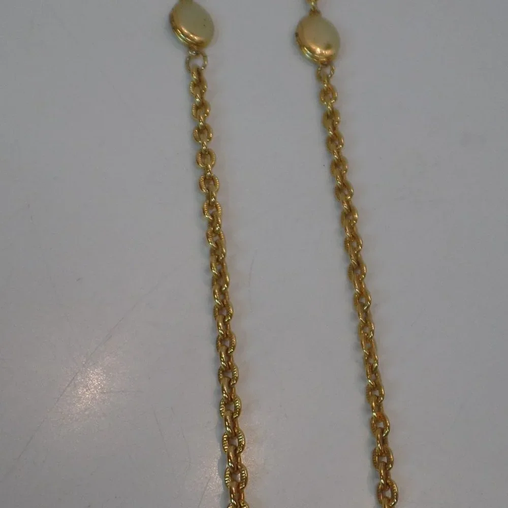 Unbranded Goldtone 3 Mini Charm Necklace 24" Long - Picture 6 of 9
